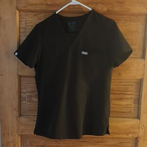 FIGS women's small black scrub set